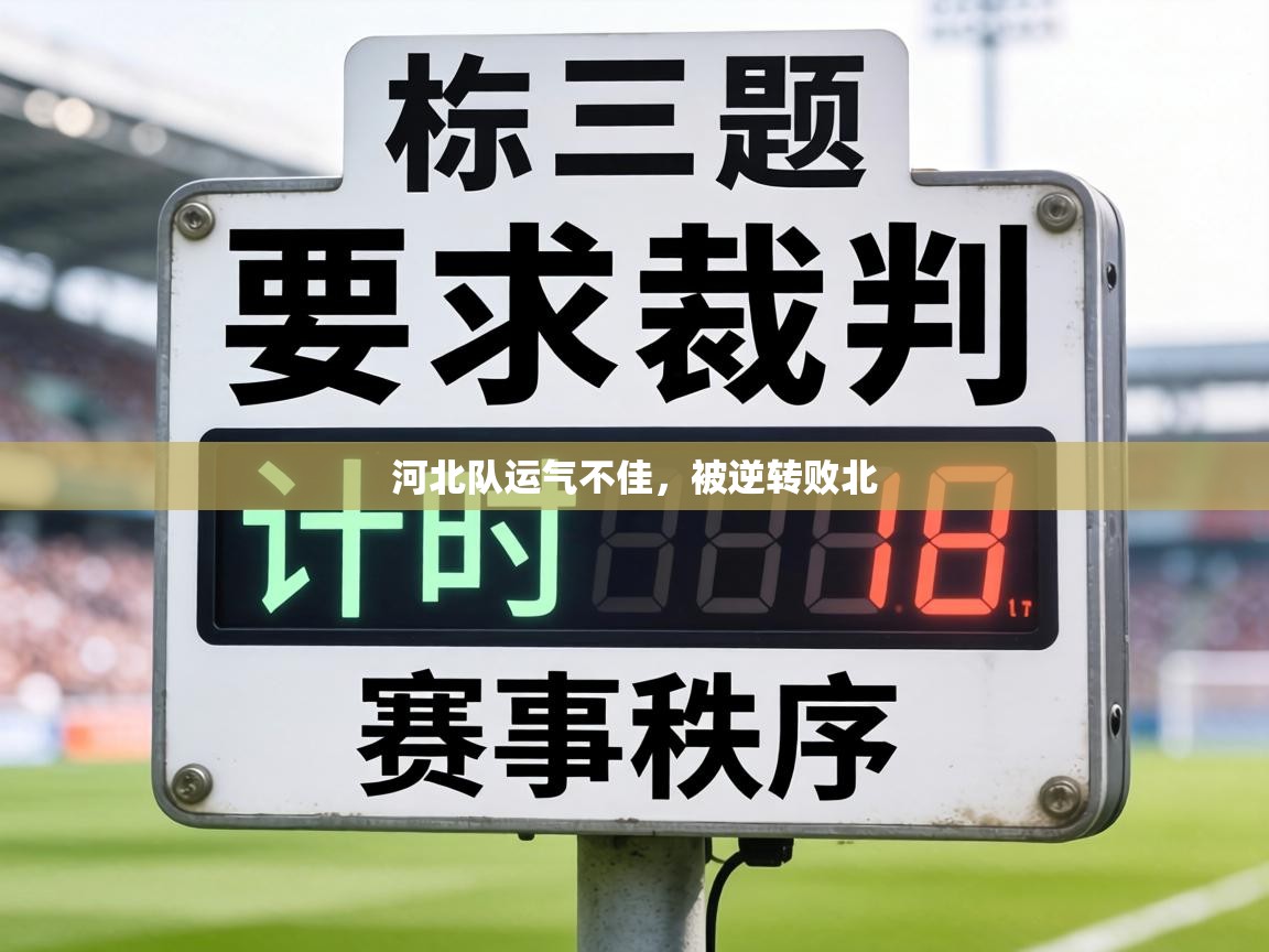 河北队运气不佳，被逆转败北